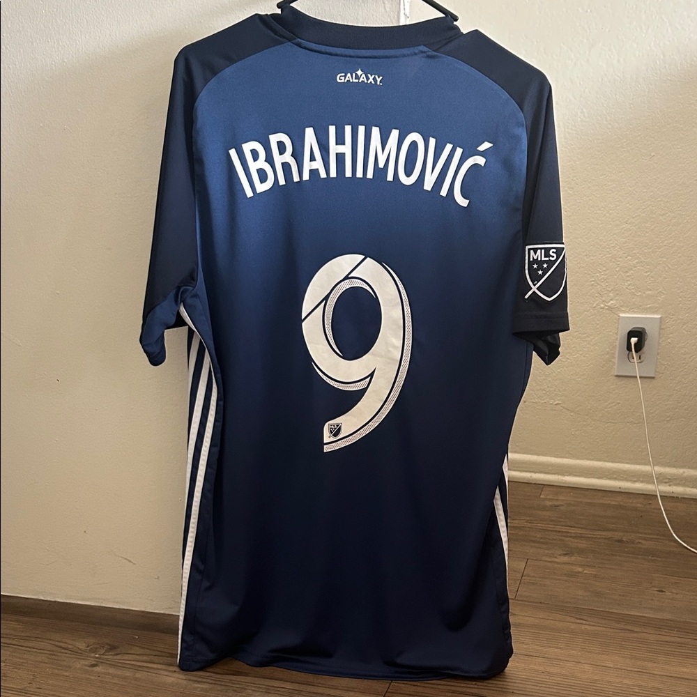 Galaxy Soccer Jersey - Navy and White
